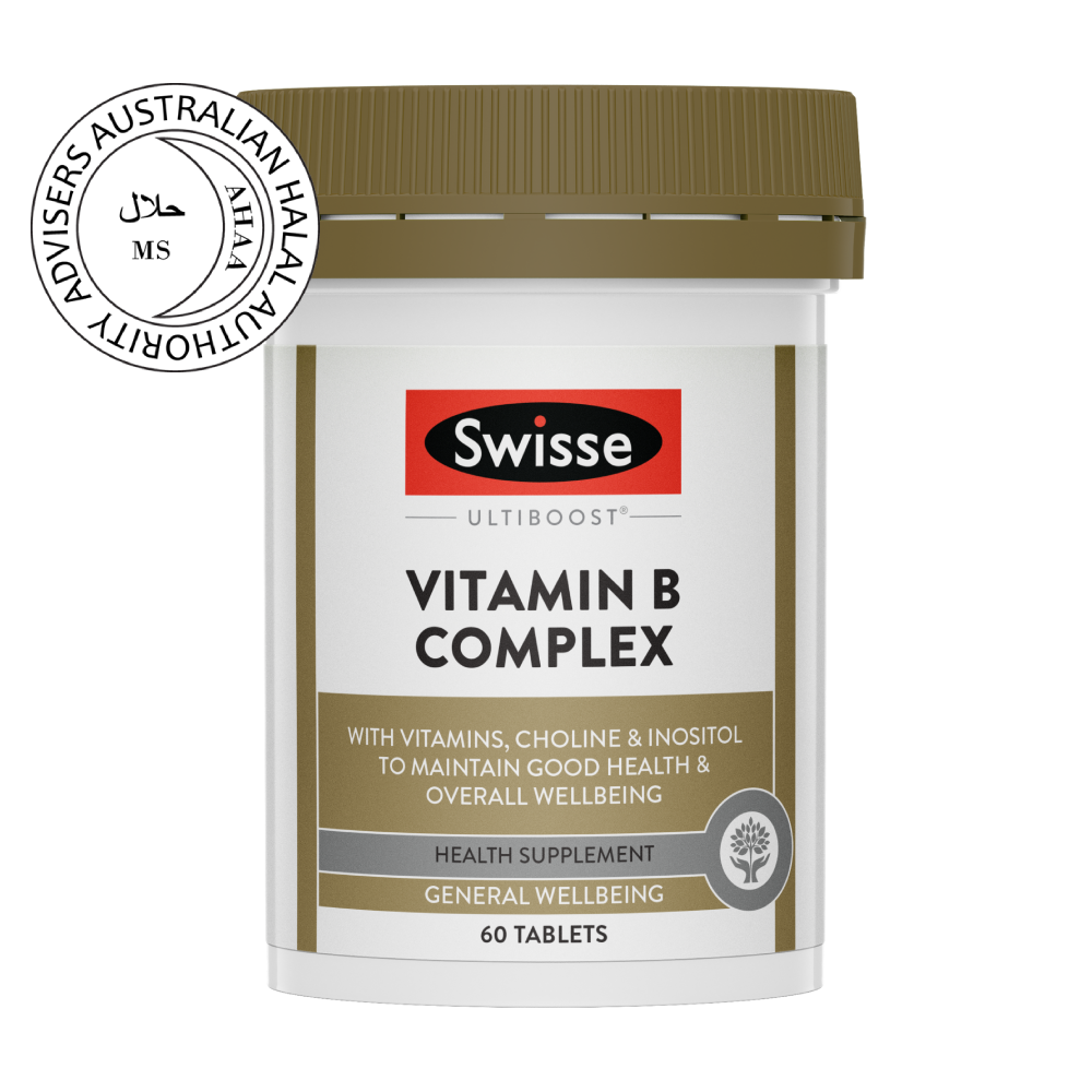 Swisse Ultiboost Vitamin B Complex 60 Tabs – Swisse Malaysia