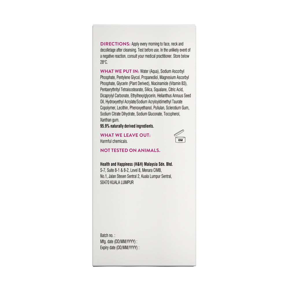 Swisse Vitamin C Brightening Booster Serum 30ml Swisse Malaysia