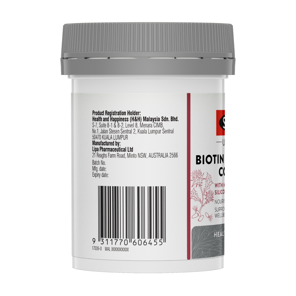 Swisse Ultiboost Biotin + Vitamin C Complex Swisse Malaysia