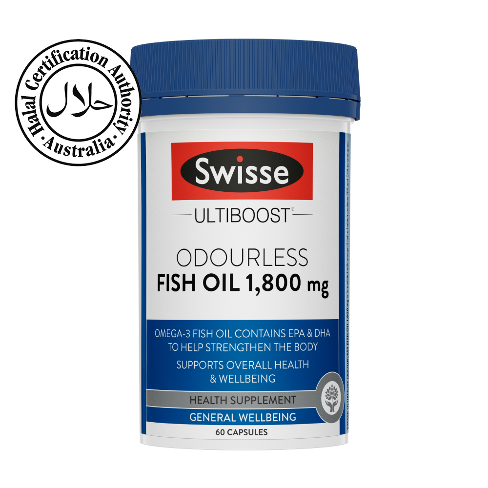 Swisse Ultiboost Odourless Fish Oil Concentrate 1800mg Swisse Malaysia